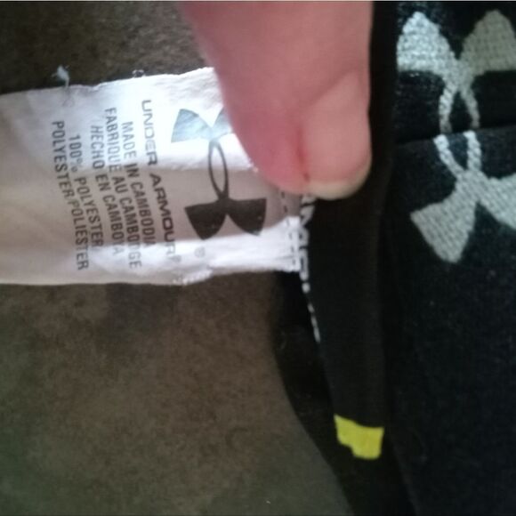 UNDERARMOUR Black Poly Shorts. Sz MEDIUM - Picture 2 of 6